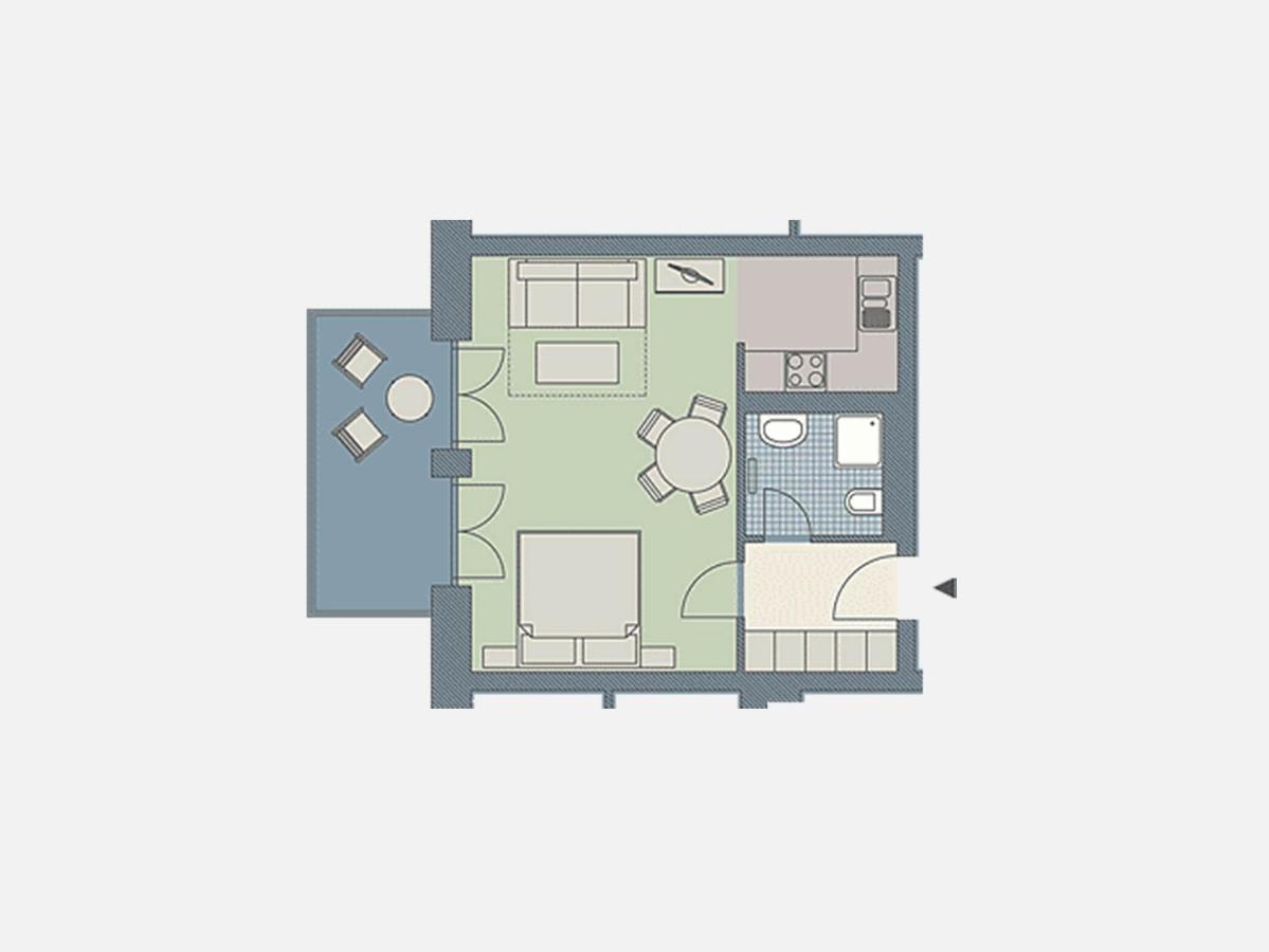 Kaiservillen Heringsdorf - 1-Raum-Ferienwohnung Mit Balkon D113 Bagian luar foto