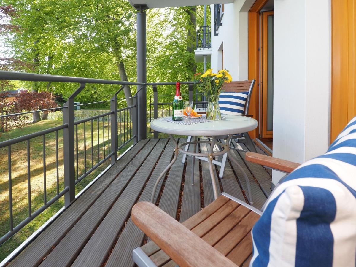 Kaiservillen Heringsdorf - 1-Raum-Ferienwohnung Mit Balkon D113 Bagian luar foto