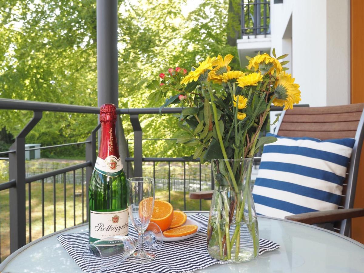 Kaiservillen Heringsdorf - 1-Raum-Ferienwohnung Mit Balkon D113 Bagian luar foto