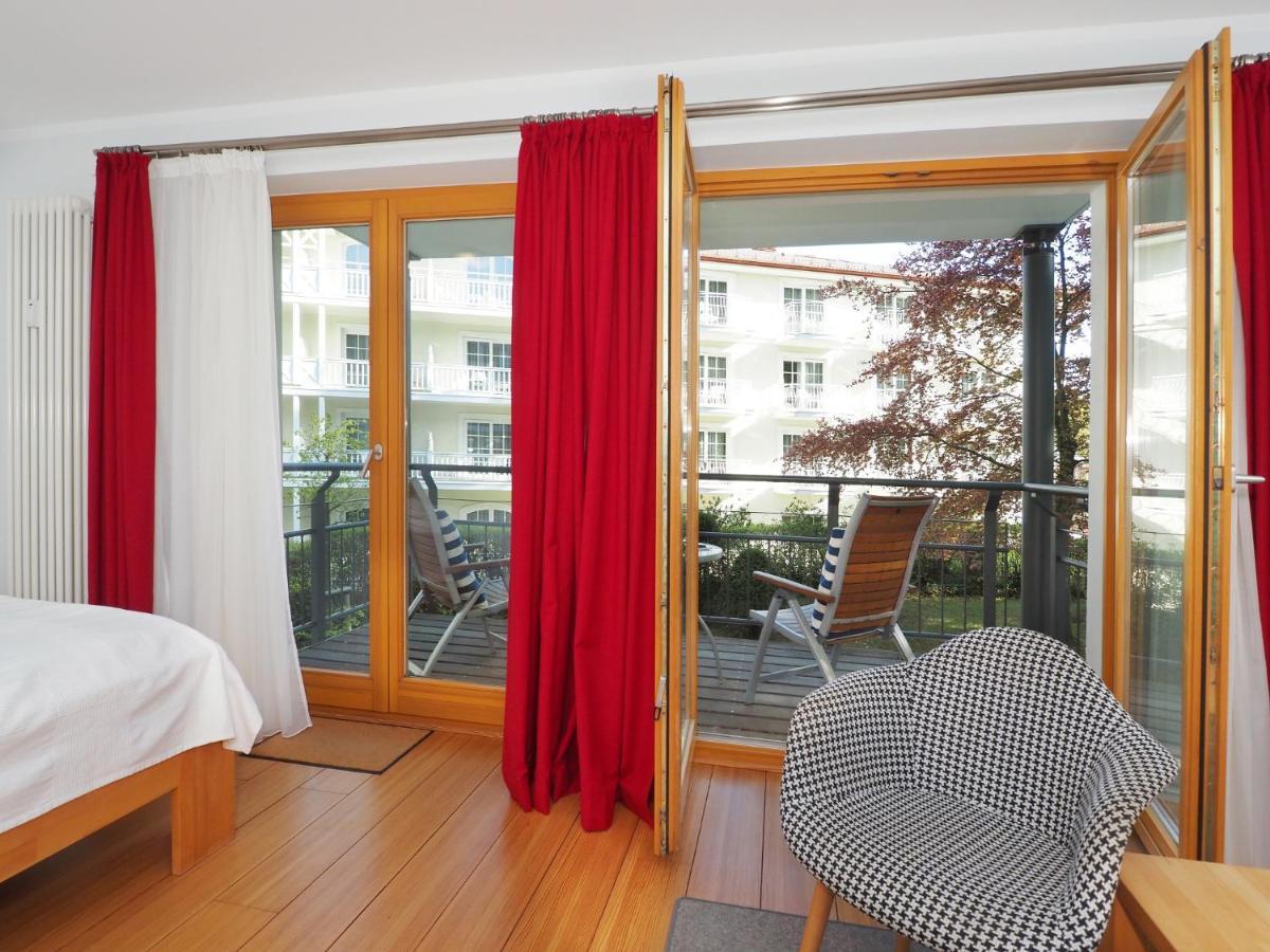 Kaiservillen Heringsdorf - 1-Raum-Ferienwohnung Mit Balkon D113 Bagian luar foto